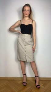 Spódnica r. M/L (len)