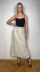 Spódnica r. M/L (len)