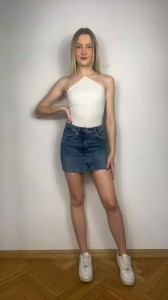 Spódnica mini r. XS (Zara)