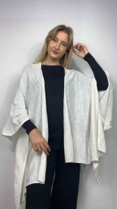 Sweter/ponczo r. uniwersalny (bawełna)