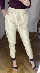 Spodnie skórzane r. M